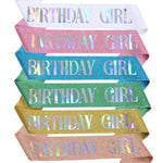 ruban pailleté festif anniversaire fille femme blanc rose bleu vert doré holographique