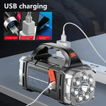 lampe torche solaire rechargeable led camping extérieur 12h luminosité usb solar charging robuste moderne