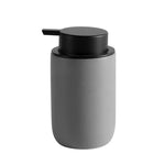 ensemble salle bain noir blanc gris minimaliste tasse distributeur brosse dents savon grille dimensions