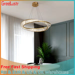 suspension lumineuse moderne dorée strass transparente chaînes chambre salon 90 260V 2000 82000lm