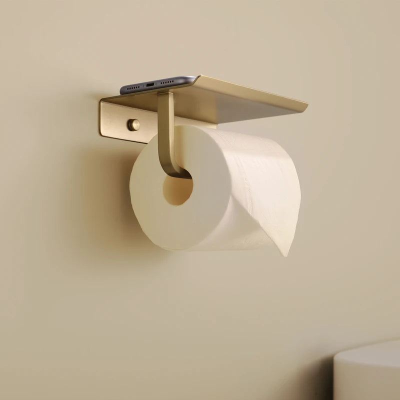 Installation murale du support multifonction dans une salle de bain