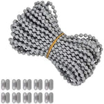 chaîne gris moderne durable clips fixation 10 mètres attache rideau vertical