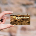 autocollants carte bancaire bus métro waterproof résistant trace motif groupe musical noir blanc gris
