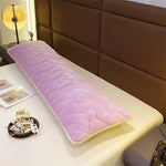 taies d'oreiller polyester modernes solides gris rose bleu blanc violet vert lit