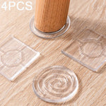 protections pieds meubles transparentes antidérapantes adhésives spirales octogones modernes minimalistes patins rond carré