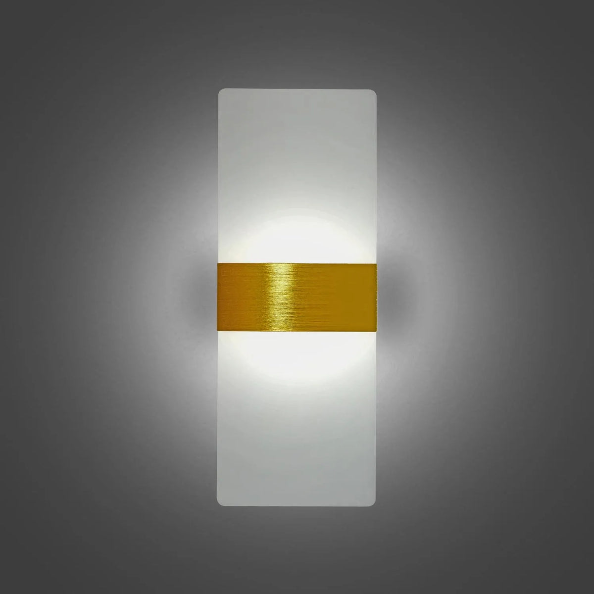 lampe murale moderne led 12w blanc noir or vis fixe chambre salon entrée cuisine