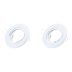 spots led gu10 blancs modernes métal clips intégrés salle manger adjustable 90mm
