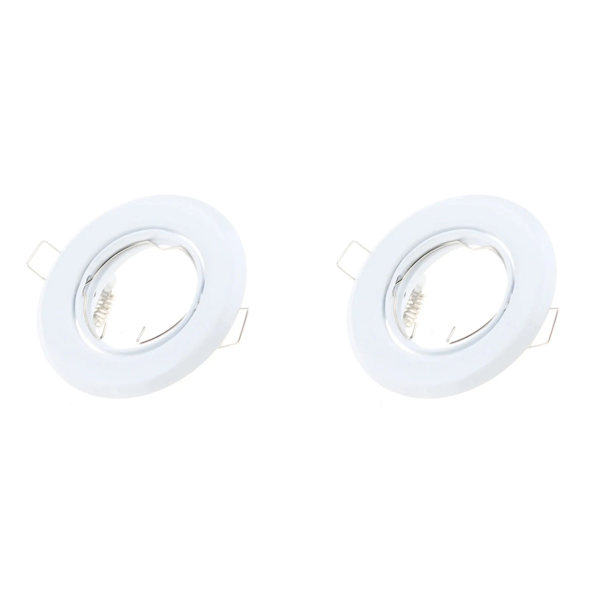 spots led gu10 blancs modernes métal clips intégrés salle manger adjustable 90mm