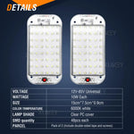 lampe led blanc froide 48 72 84 108 leds 10 watts moderneintérieur double face