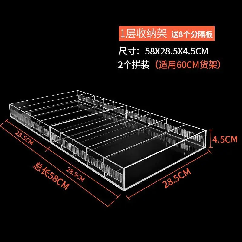 organisateur moderne réutilisable transparent pliable respectueux environnement adhésif articles divers stockage