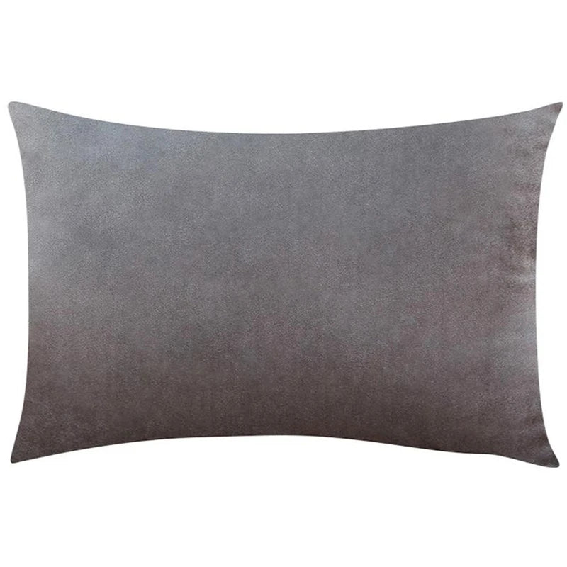 housse coussin velours décorative canapé salon moderne nordique gris vert