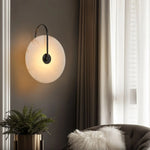 lampe murale moderne marbre blanc noir éclairage quotidien fixée 220v led 2000lm 10m²