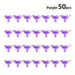 remplacement oiseaux stylisés violet orange vert bleu artisanal 50 pièces translucent decoration festive craft
