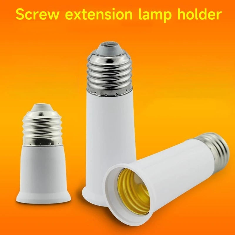 adaptateur extension ampoule led e27 blanc moderne 12cm 95mm 65mm
