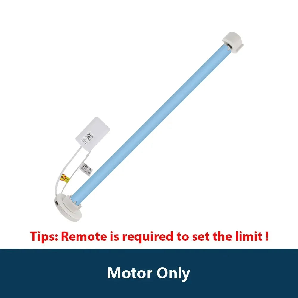 motrice store roulant blanc bleu rayures horizontales moderne affichage led module zigbee batterie intégrée