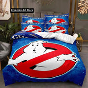 housse couette personnalisable impression 3d ghostbusters logo personnages voiture ecto1 deco enfant adulte moderne