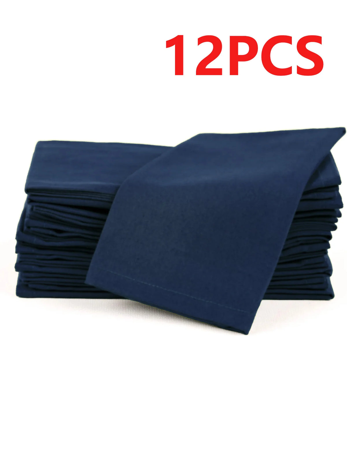serviettes polyestères classiques uni vert olive marron violet bleu marine 40x40cm réutilisables maison restaurant