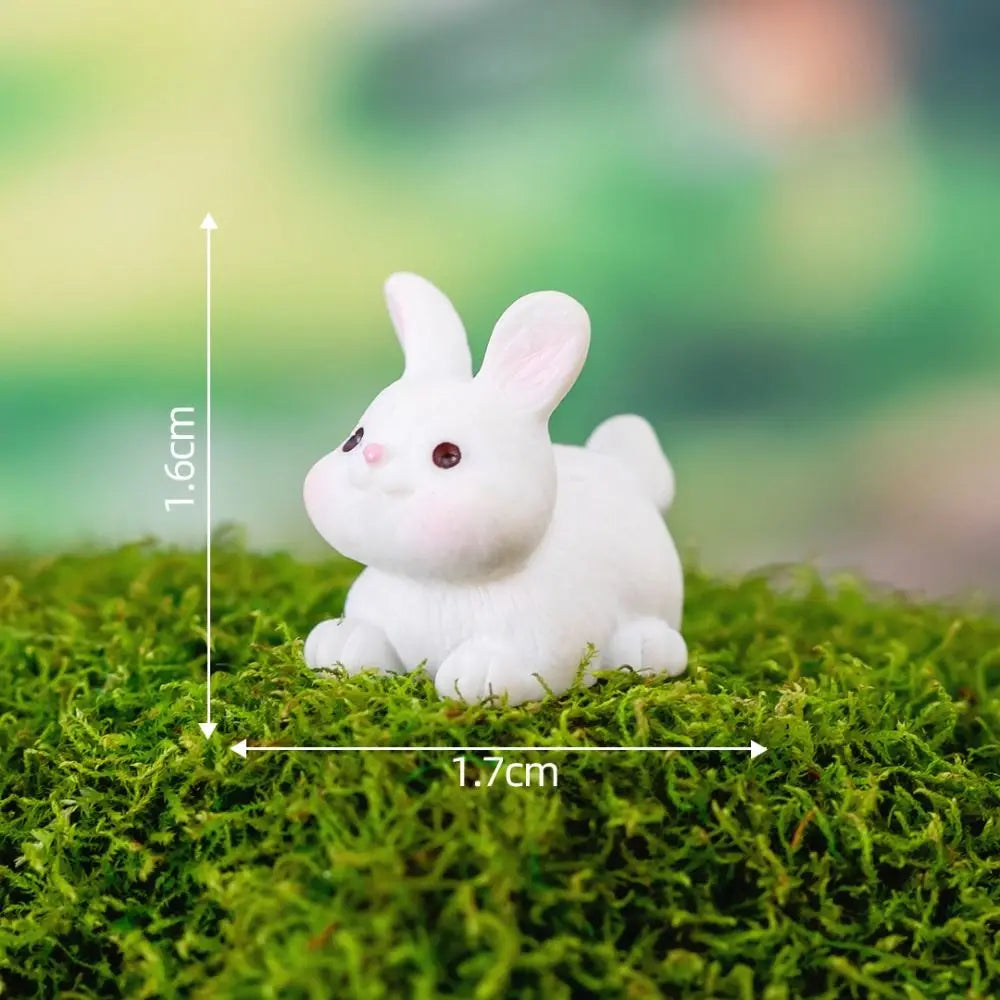 miniatures animaux cartoon blanc rose vert jaune gris bleu marron