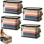 boîtes rangement transparentes empilables poignées utilisation multiple moderne maison camping voyages