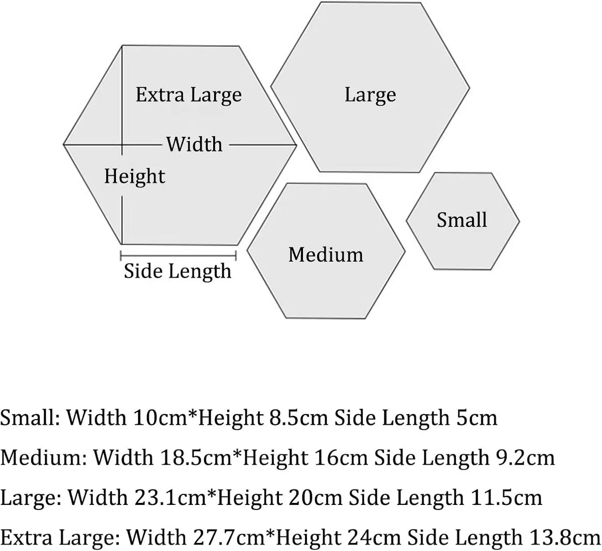 miroirs hexagonnels modernes adhésifs jaune gris bleu marron opaques chambre salon