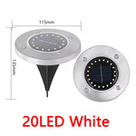 lumière solaire moderne led argent noir facile decoration extérieure ip65