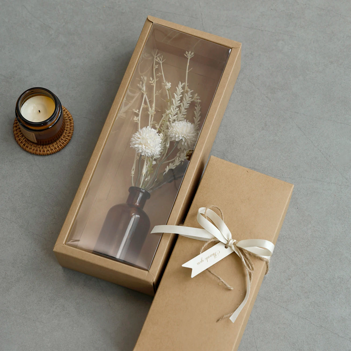 vase moderne fleurs séchées pivoine beige anniversaire mariage décoration intérieure festive baby shower