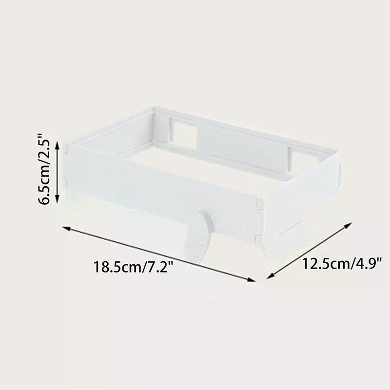 porte sac poubelle suspendu blanc transparent minimaliste attache placard rangement cuisine salle bains