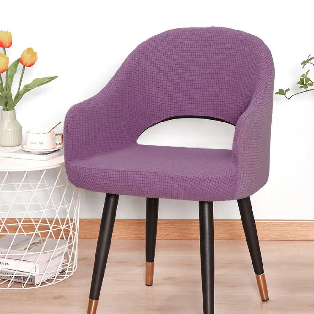 housses chaise tissu carreaux moderne vert marron beige noir polyester extérieur accueil