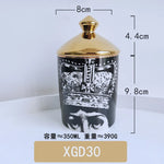 boîtes bougies parfumées art déco moderne vintage illustrations visages géométriques 350ml