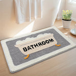 tapis bain moderne gris blanc noir orange motif baignoire arc ciel antidérapant