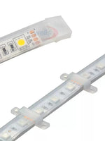 clips fixation rubans led transparent 8mm 10mm 12mm clips pcb led bandes lumière