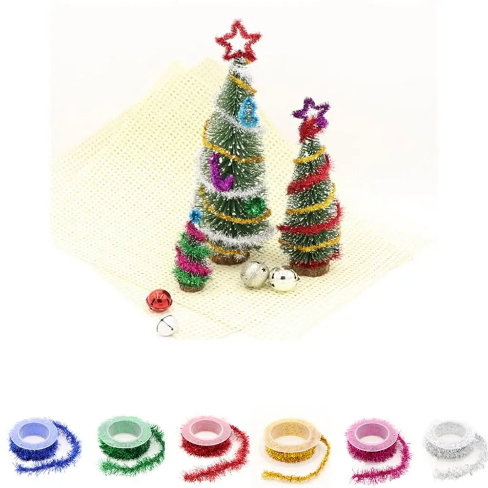 guirlande frangée tinsel bleu vert rose or décoration noël anniversaire mariage événement festive scintillante