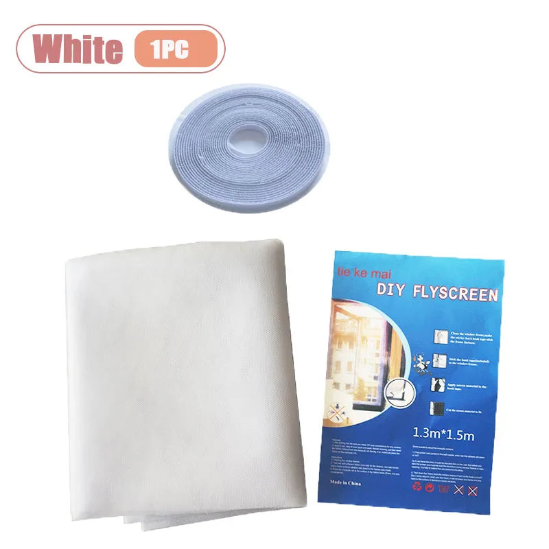 filet anti moustiques adhésif gris blanc moderne fenetre polyester opacité maille reguliere