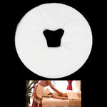 coussin massage visage blanc moderne non tissé 29.5cm 28cm øllets hygiénique jetable drap faceOpaque
