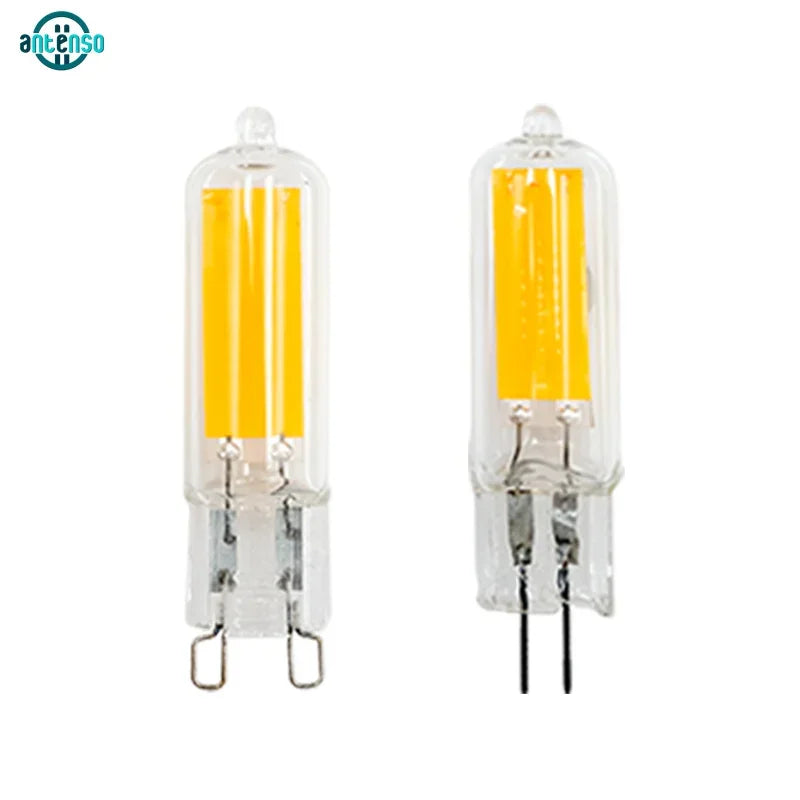 ampoule led filament g4 g9 lustre moderne blanc chaud froid décoration intérieur salon