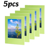 cadres photo magnétiques modernes rose bleu vert orange réfrigerateur maison