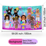 boîtes sucreries personnages dessins animés étiquettes eau affiche fête serviettes table multicolore anniversaire
