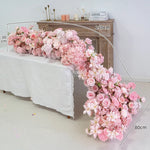 décoration florale guirlande rose romantique élégante mariage anniversaire baby showerintérieur