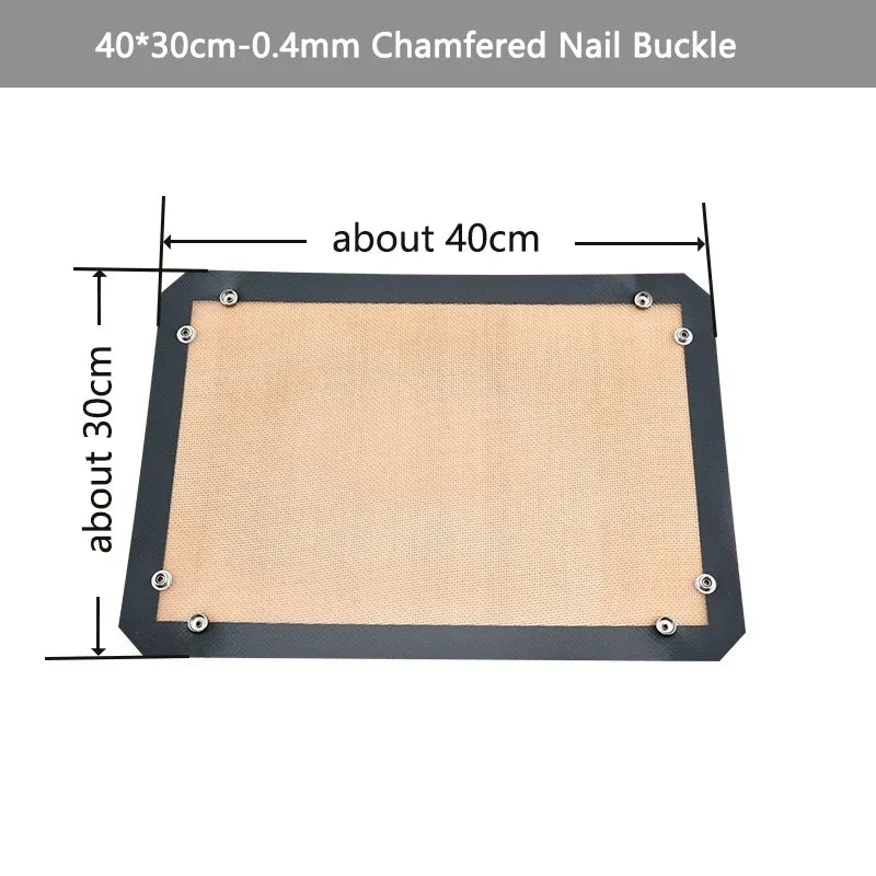 tapis cuisson silicone matelas beig noir texture tissée boucles haute température antiadhésif moderne
