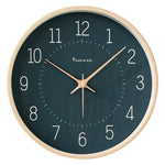horloge murale moderne minimaliste bois blanc beige chambre salon