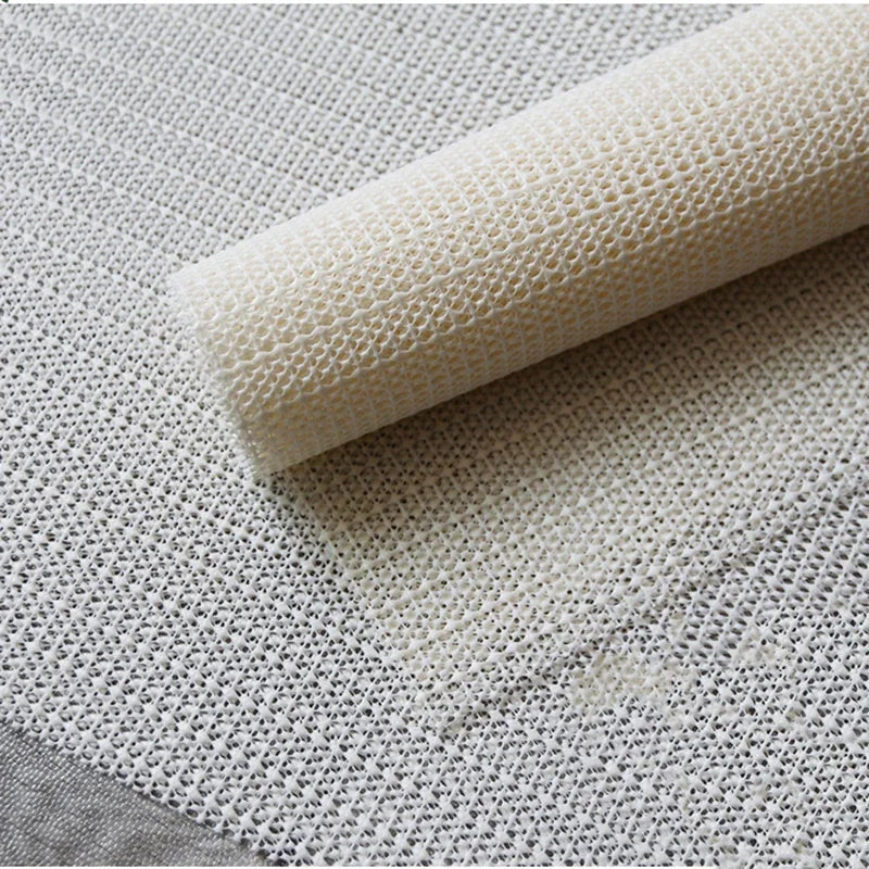 tissu moderne antidérapant blanc maille fine respectueux environnement facile nettoyer salon chambre salle bains