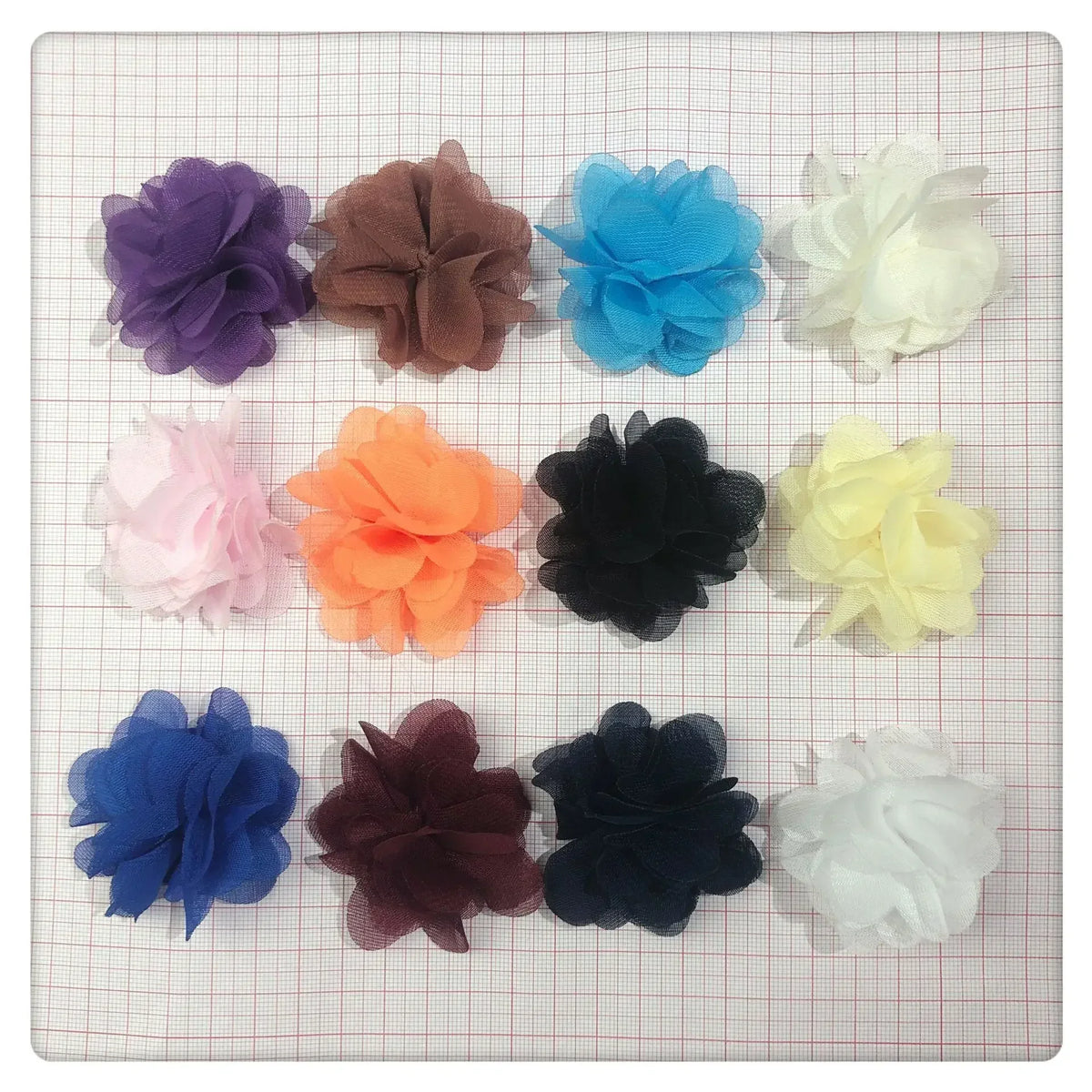 tissu dentelle fleurs ruban décor festif opac opaque organza écolo soluble gros