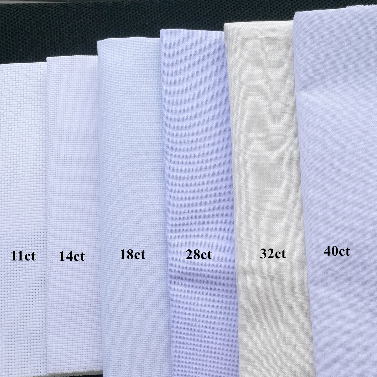 toiles broderie coton 14ct 16ct 18ct 28ct multicolore pack 10 pièces pastorales