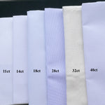 toiles broderie coton 14ct 16ct 18ct 28ct multicolore pack 10 pièces pastorales