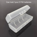 boîtes rangement piles rechargeables transparentes clips protection pratique fonctionnelle