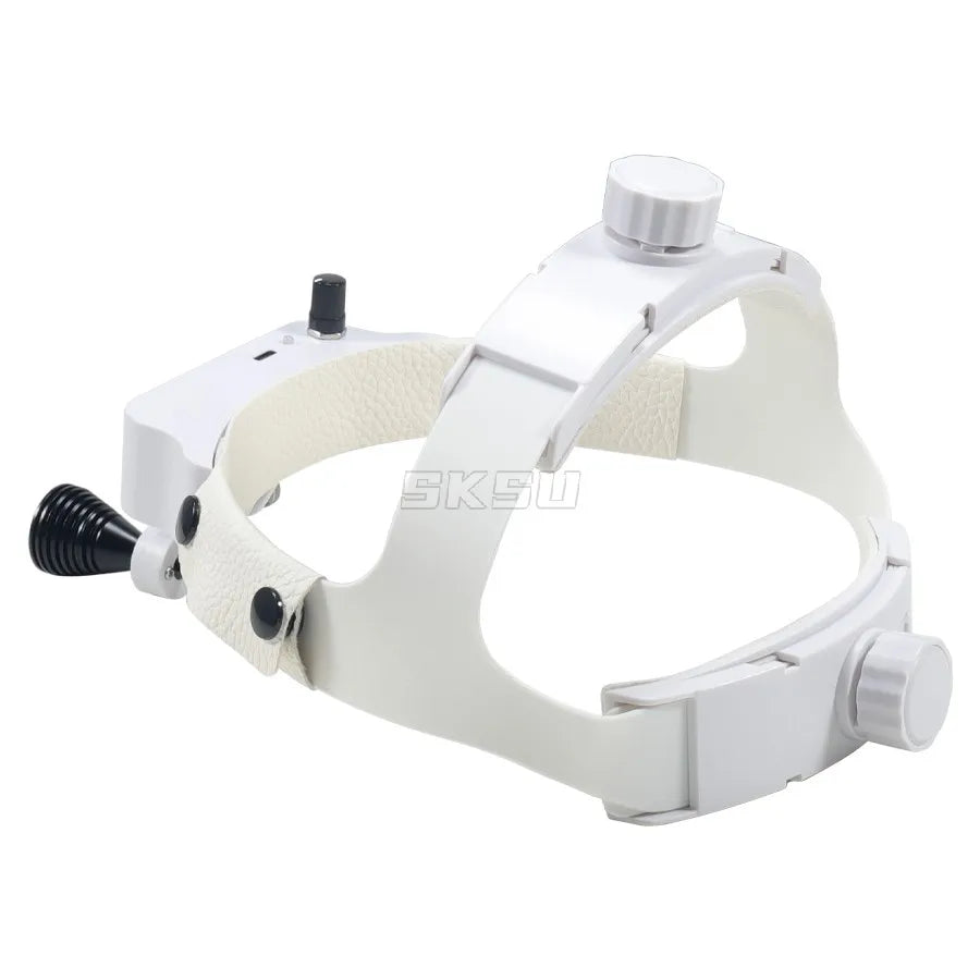 lunettes travail simili cuir blanc noir ceinture ajustable moderne câble alimentation