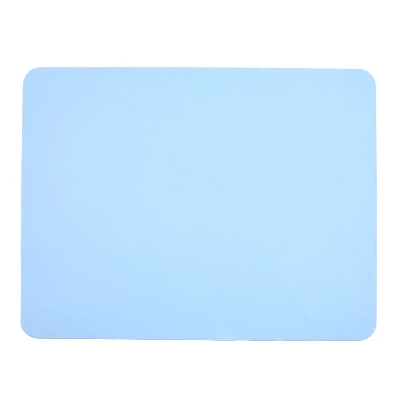 tapis table silicone antidérapant jaune bleu gris moderne 40x30cm quotidien lavable durable