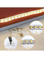 clips ruban led transparent clips vis acier inoxydable moderne ensemble fixations led