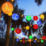 guirlande lumineuse solaire led extérieure ronde translucent moderne clips multiples couleurs festive noël mariage