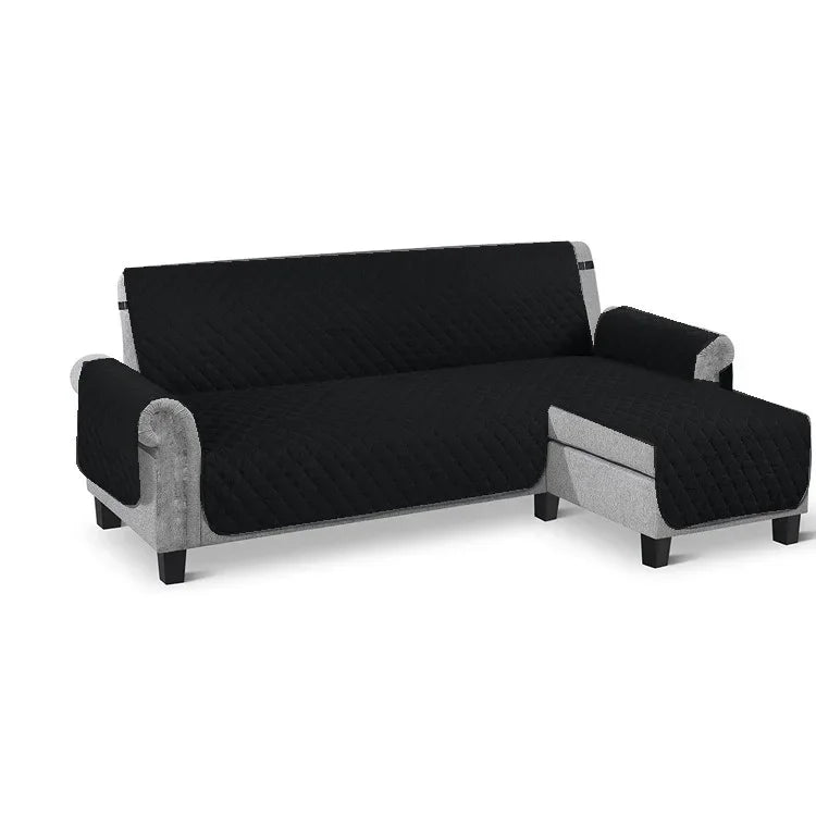 housse canapé polyestère gris diamond check élastiques moderne salon lavable machine